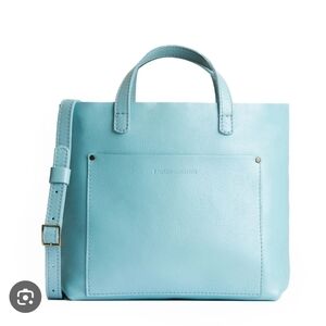 Portland Leather Crossbody Tote